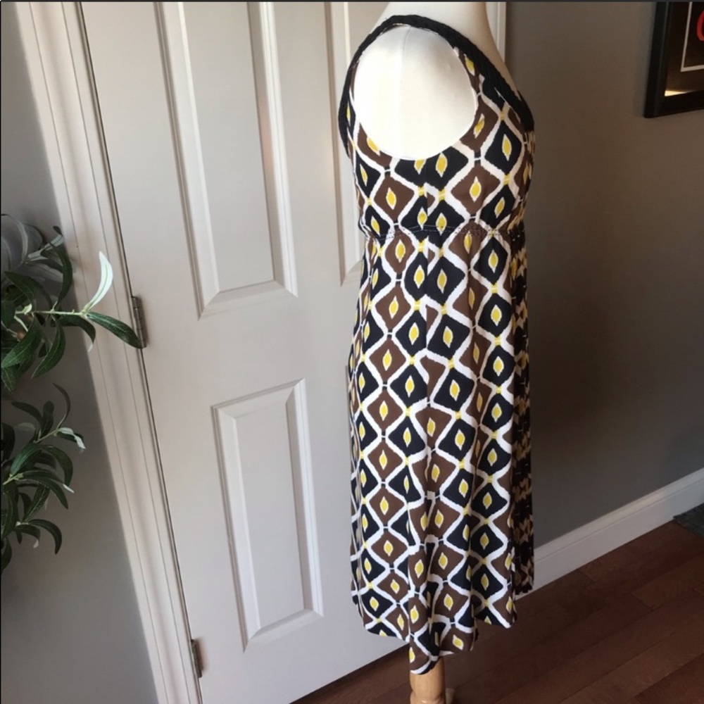 Tory Burch Pleated Silk Shift Dress size 6 - Picture 5 of 9